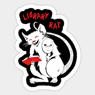 Library Rat Sticker